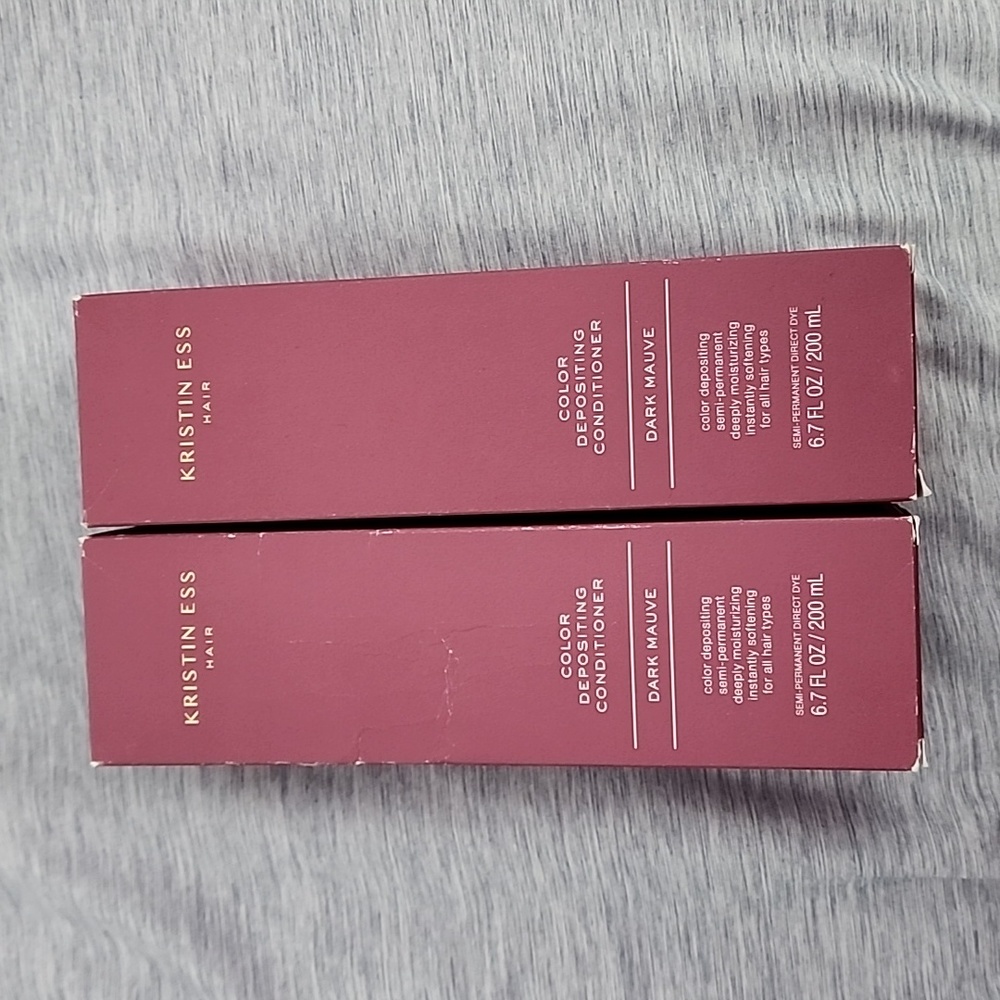 2 Kristin Ess Color Depositing Conditioner - Dark Mauve